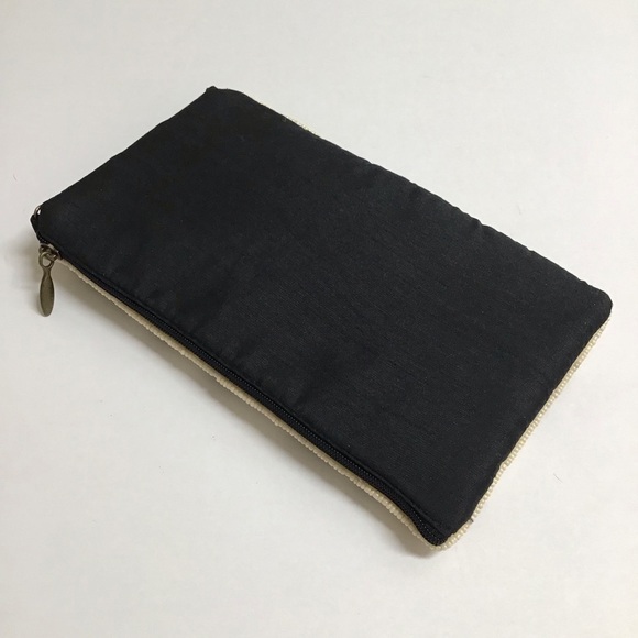 Beaded Leopard Crossbody Club Bag Wristlet Clutch Purse Wallet Bamboo Trading Co - Picture 5 of 14